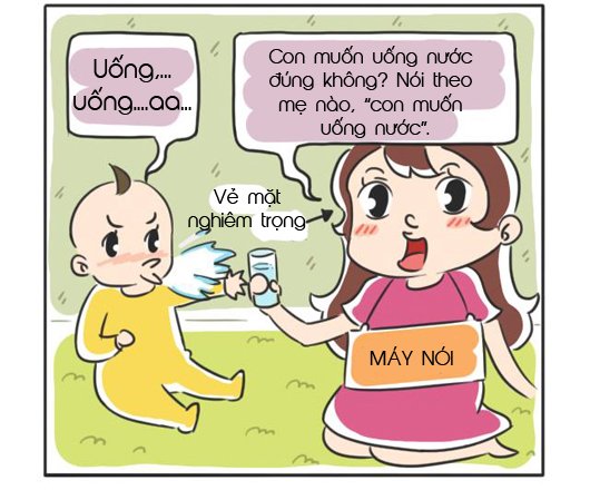 dạy con học nói